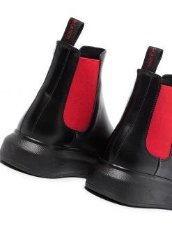 Alexander McQueen contrast panel Chelsea boots