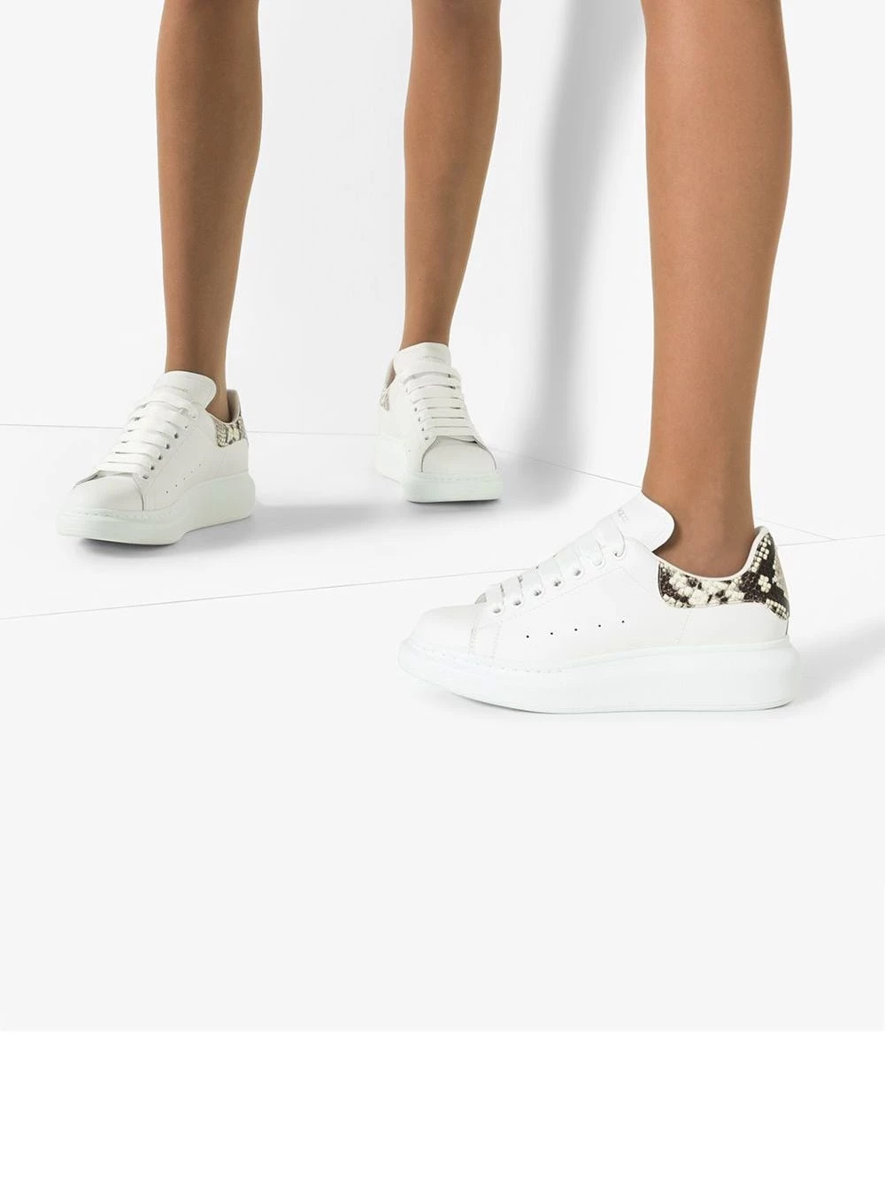Best Sale ๐ Alexander McQueen Oversized contrast heel counter ๐ sneakers ๐ 3 Alexander McQueen Oversized contrast heel counter sneakers