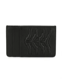 Alexander McQueen ribcage embossed cardholder