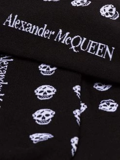 Alexander McQueen skull motif socks