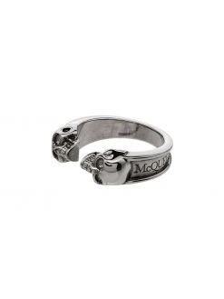 Alexander McQueen Twin skull ring