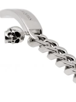 Alexander McQueen skull-charm chain-link bracelet