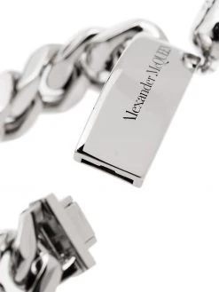 Alexander McQueen skull-charm chain-link bracelet