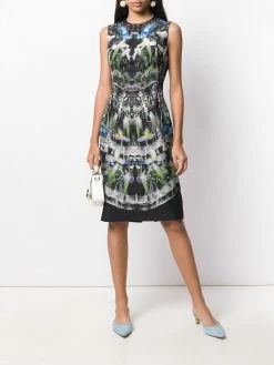 Alexander McQueen hologram print dress