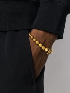 Alexander McQueen skull multibeaded bracelet