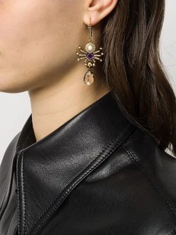 Alexander McQueen spider earrings