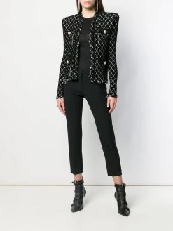 Alexander McQueen cropped leg cigarette trousers