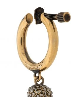 Alexander McQueen skull charm earring