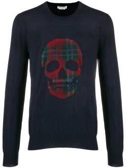 Alexander McQueen skull motif sweater