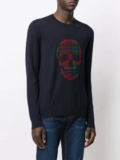 Alexander McQueen skull motif sweater