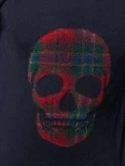 Alexander McQueen skull motif sweater