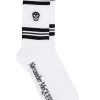 Alexander McQueen skull knitted socks