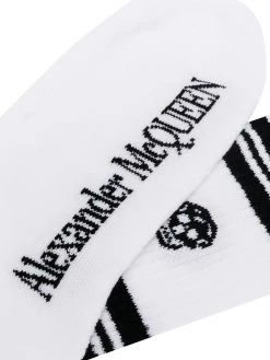 Alexander McQueen skull knitted socks