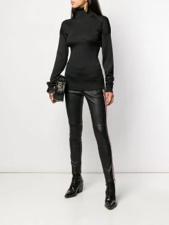 Alexander McQueen side stripe skinny trousers