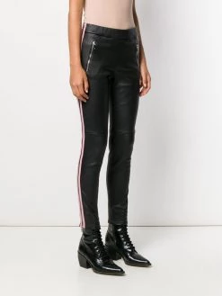 Alexander McQueen side stripe skinny trousers