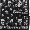 Alexander McQueen skull motif scarf