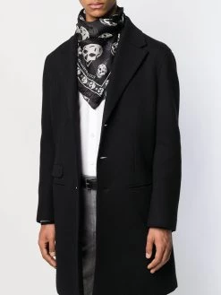 Alexander McQueen skull motif scarf