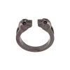 Alexander McQueen two skull ring