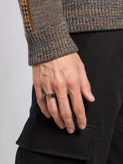 Alexander McQueen two skull ring