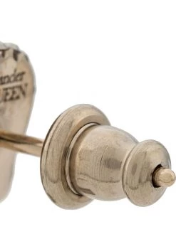 Alexander McQueen skull crystal earrings