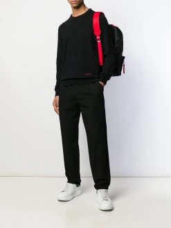 Alexander McQueen embroidered logo jumper