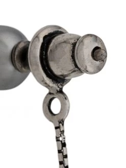 Alexander McQueen skull embellished drop earrings