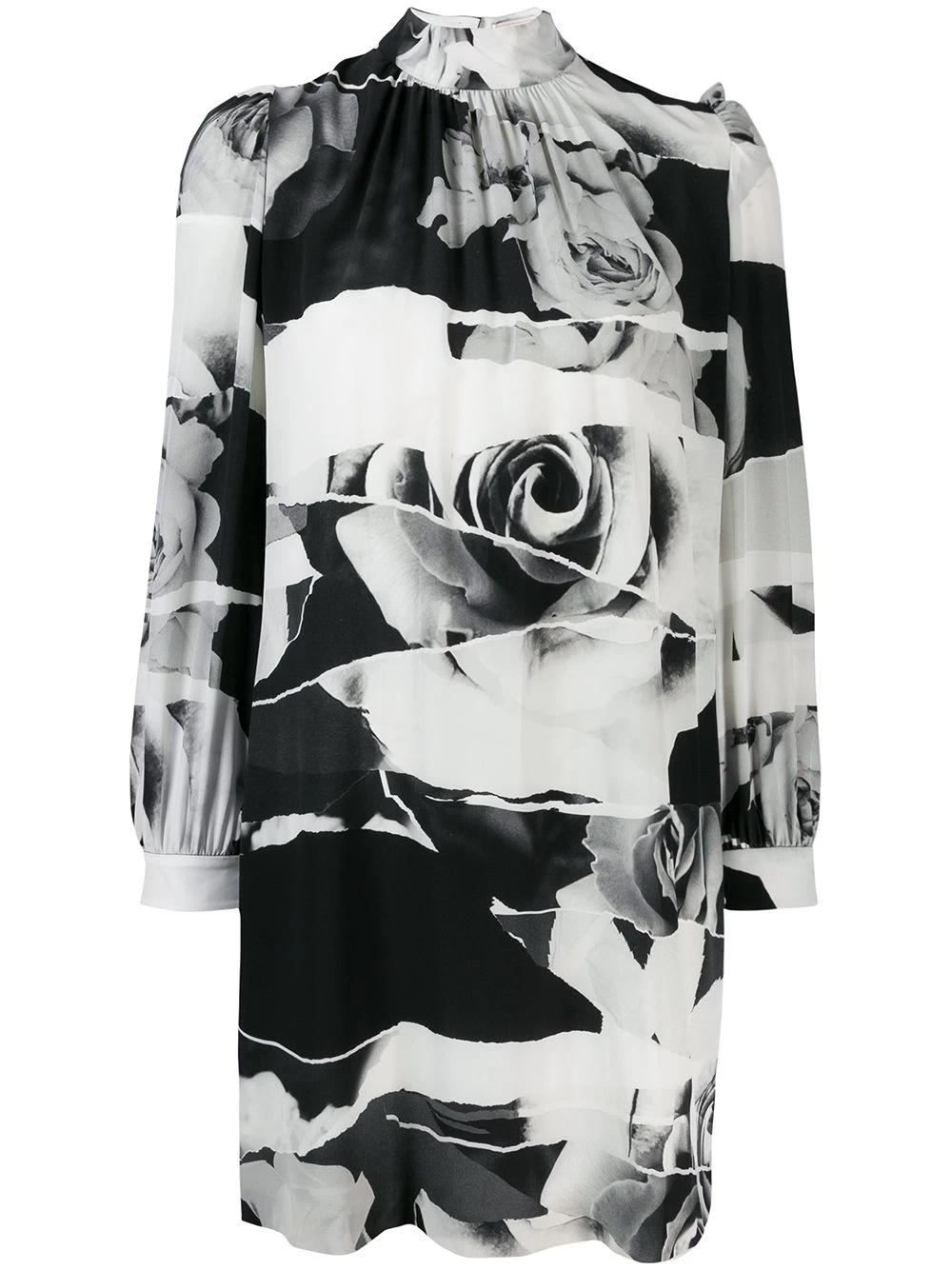 New ⌛ Alexander McQueen Torn Rose print 👗 dress 🛒 1 Alexander McQueen Torn Rose print dress