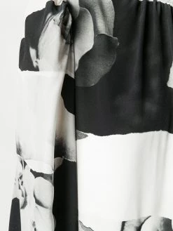 New ⌛ Alexander McQueen Torn Rose print 👗 dress 🛒 11 Alexander McQueen Torn Rose print dress