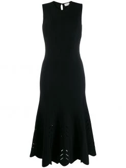Alexander McQueen flared hem midi dress