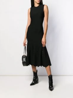 Alexander McQueen flared hem midi dress