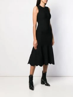 Alexander McQueen flared hem midi dress