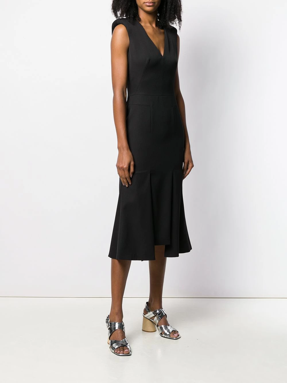 Outlet โญ Alexander McQueen Pleated hem ๐ dress โ 3 Alexander McQueen pleated hem dress