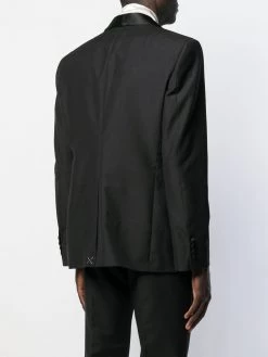 Alexander McQueen evening scarf tuxedo jacket