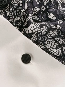 Alexander McQueen evening scarf tuxedo jacket