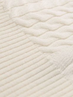 Alexander McQueen boat-neck cable-knit top