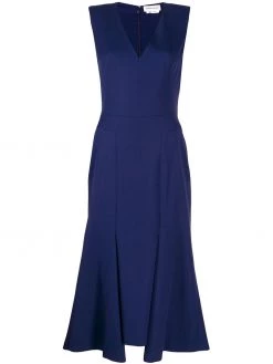 Alexander McQueen flared mi-length dress