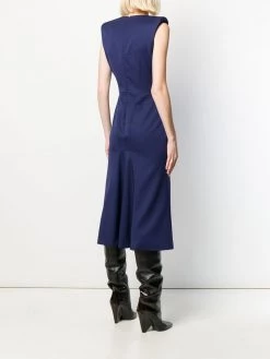 Alexander McQueen flared mi-length dress