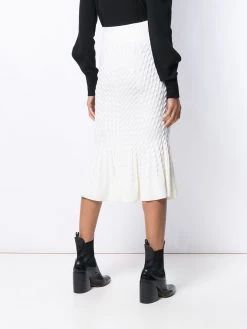 Alexander McQueen knit trumpet midi skirt