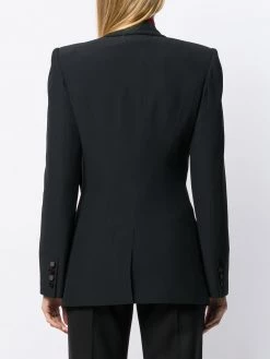 Alexander McQueen silk ribbon embellished blazer