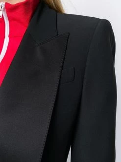 Alexander McQueen silk ribbon embellished blazer