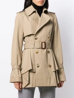 Promo โ Alexander McQueen Ruffle detail trench ๐งฅ coat ๐ 9 Alexander McQueen ruffle detail trench coat