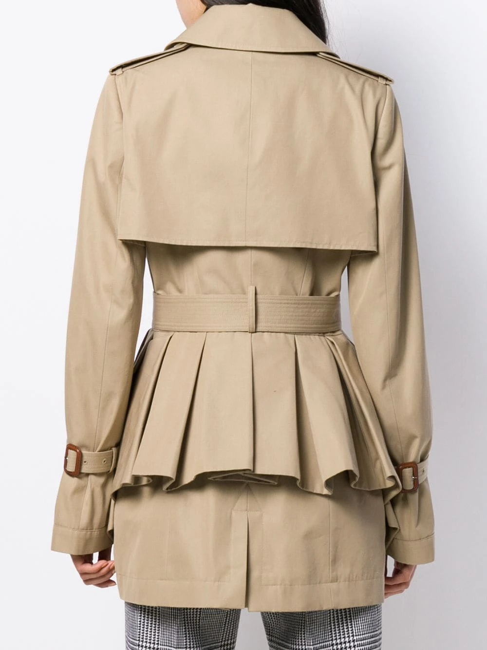 Promo โ Alexander McQueen Ruffle detail trench ๐งฅ coat ๐ 4 Alexander McQueen ruffle detail trench coat