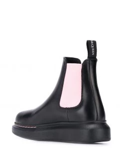 Alexander McQueen contrast panels chelsea boots