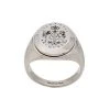 Alexander McQueen engraved signet ring