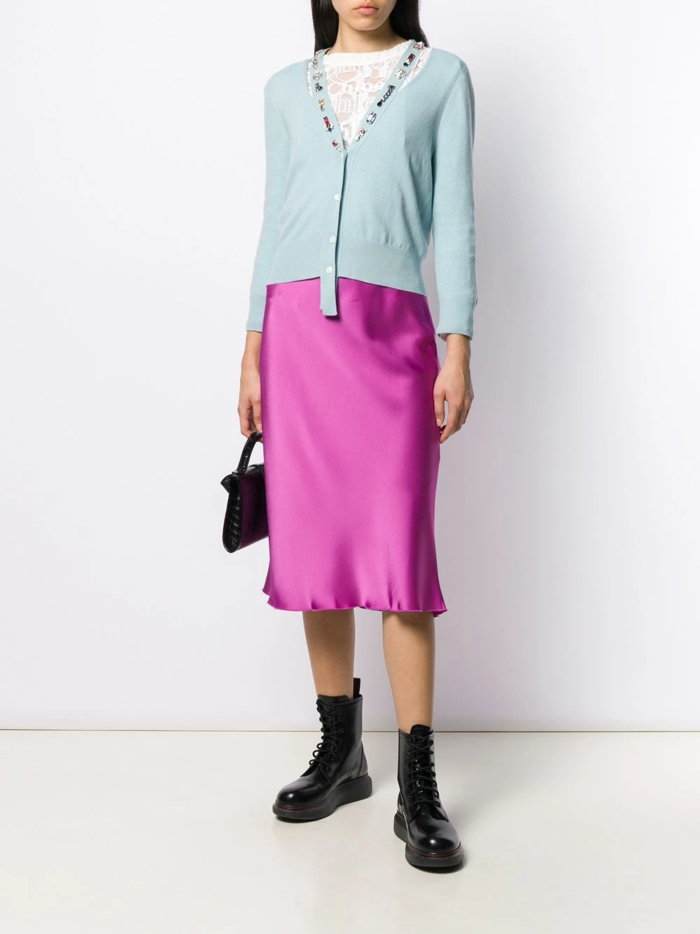 Promo 😍 Alexander McQueen Jewelled neck cardigan ⭐ 2 Alexander McQueen jewelled neck cardigan