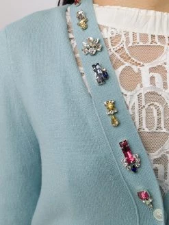 Promo 😍 Alexander McQueen Jewelled neck cardigan ⭐ 11 Alexander McQueen jewelled neck cardigan