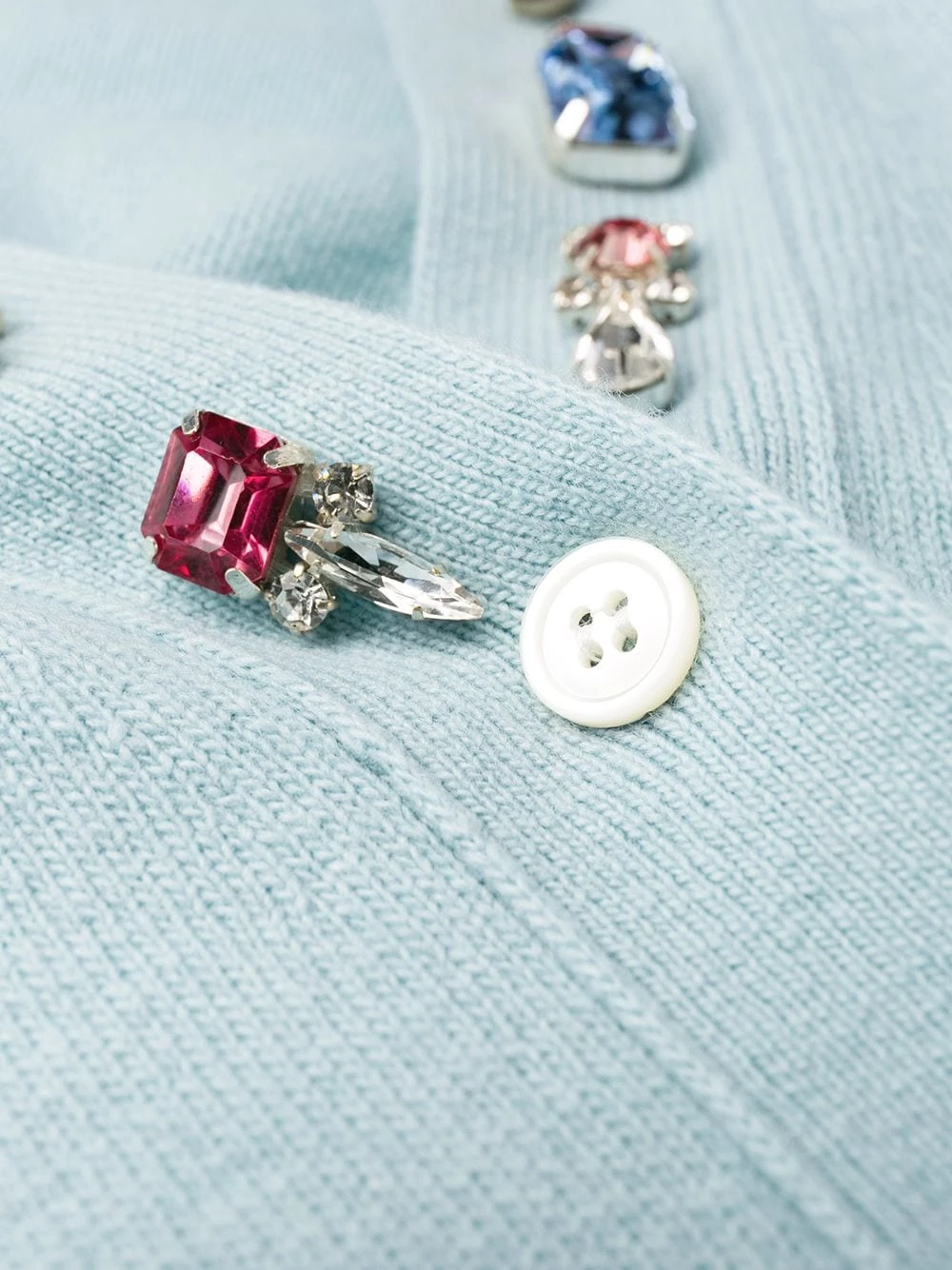 Promo 😍 Alexander McQueen Jewelled neck cardigan ⭐ 6 Alexander McQueen jewelled neck cardigan