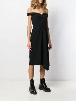 Best reviews of ✨ Alexander McQueen Off the shoulder midi 👗 dress 🌟 9 Alexander McQueen off-the-shoulder midi dress