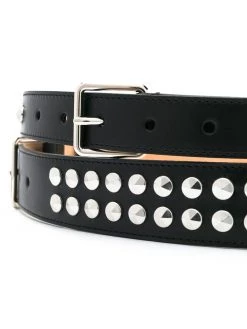 Alexander McQueen double studded belt