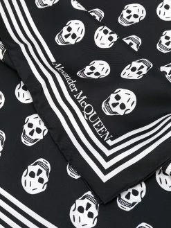 Alexander McQueen mini skull print scarf